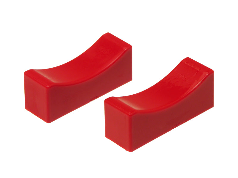 Prothane Universal Jack/Stand Pads (Fits 1.125 x 4.0 Heads) Red 19-1412