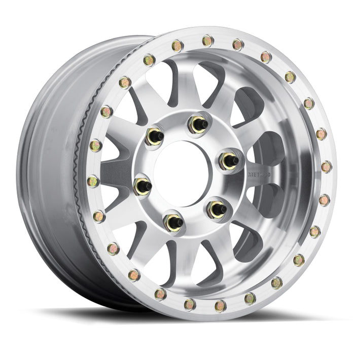 Method MR101 Beadlock 17x9 -12mm Offset 8x6.5 130.81mm CB Raw Machined w/BH-H24125 Wheel MR10179080312B