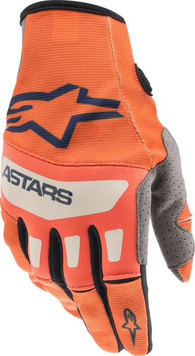 Alpinestars Techstar Gloves Orange/Dark Blue/Off White Xl 3561021-472-XL