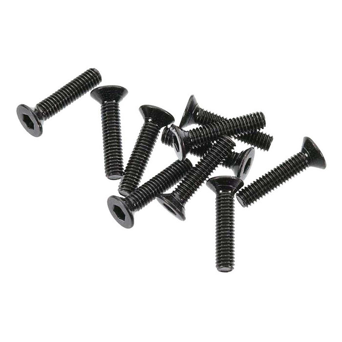 Axial AXA0055 Flat Head Screw M2.6x12mm Black 10 AXIC1055 Elec Car/Truck Replacement Parts