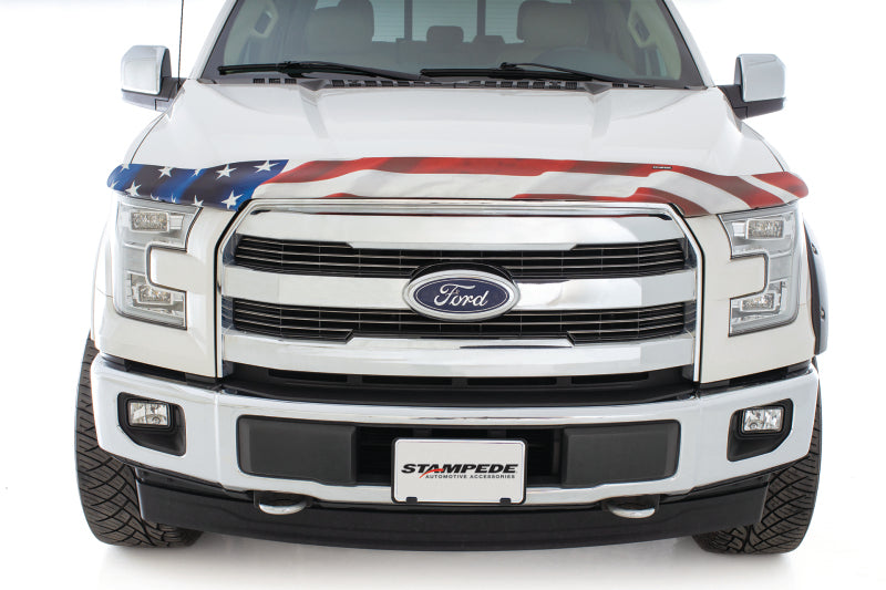 Stampede 15-20 Ford F-150 (Excl. Raptor) Vigilante Premium Hood Protector Flag 2153-41