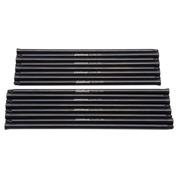 Edelbrock Push Rod Set Hardened Steel Chrysler 426-572 Gen II Hemi 3/8In Od X 10 250In Long 9618