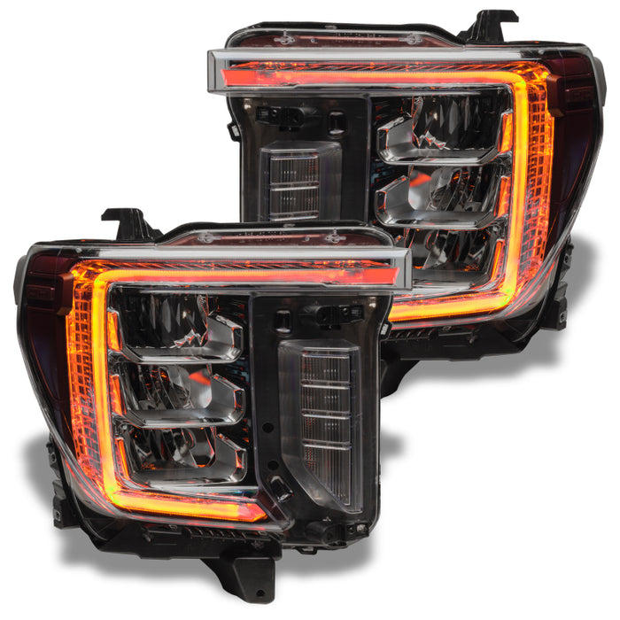 Oracle 20-21 GMC Sierra 2500/3500 HD RGB+W Headlight DRL Upgrade Kit ColorSHIFT 2 SEE WARRANTY 1451-333