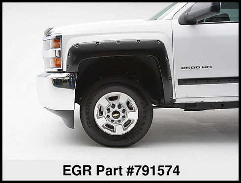 EGR 14+ Chev Silverado 6-8ft Bed Bolt-On Look Fender Flares Set 791574