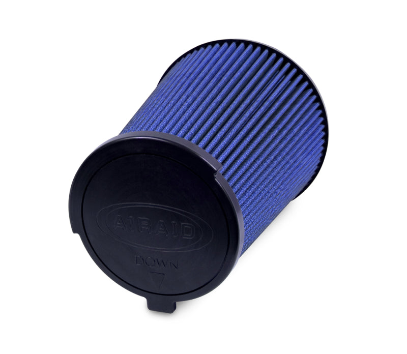 Airaid 10-14 Ford Mustang Shelby 5.4L Supercharged Direct Replacement Filter Oiled / Blue Media 860-512