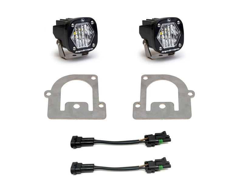 Baja Designs 21+ Ford Bronco Sport S1 WC LED Fog Pocket Light Kit Clear 447682