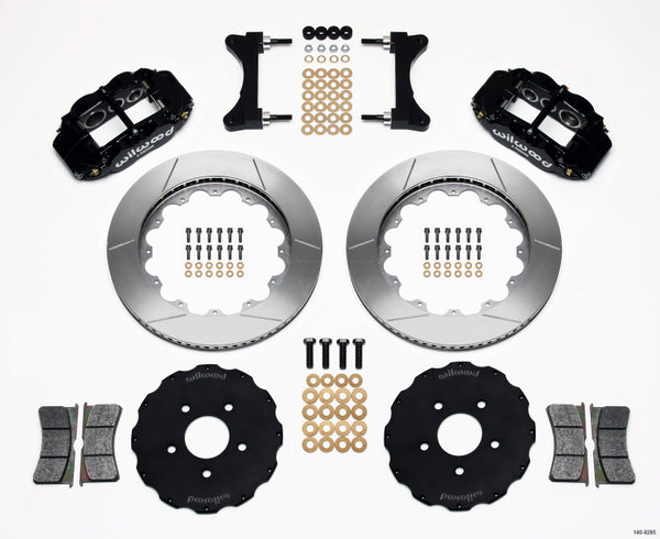 Wilwood Narrow Superlite 6R Front Hat Kit 14.00in Mitsubishi EVO VIII 140-9285