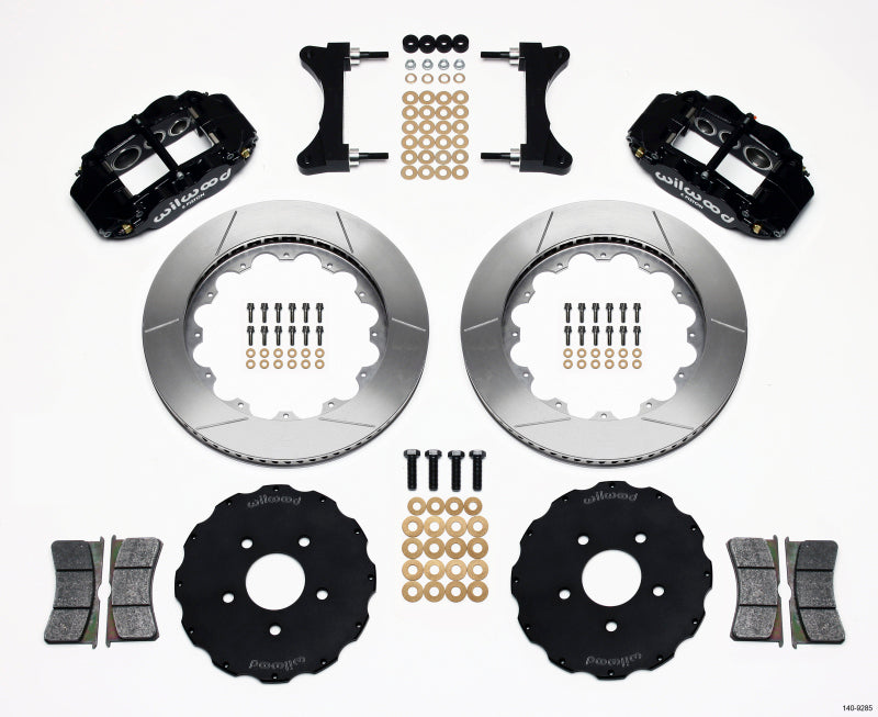 Wilwood Narrow Superlite 6R Front Hat Kit 14.00in Mitsubishi EVO VIII 140-9285