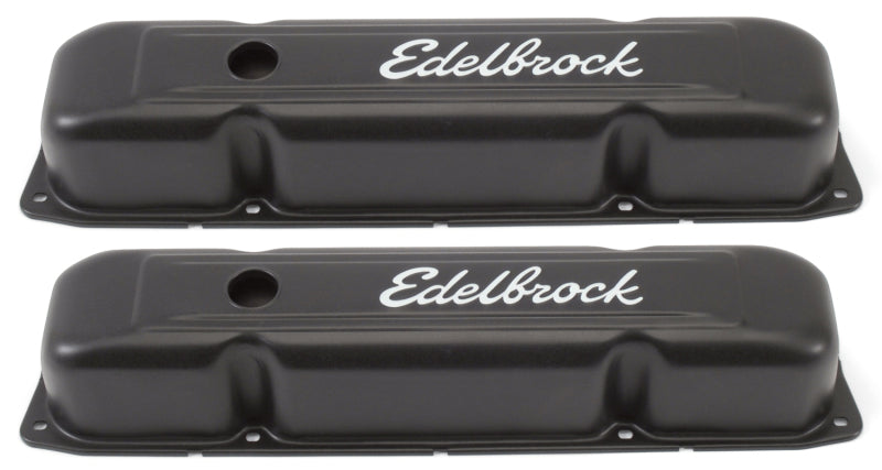 Edelbrock Valve Cover Signature Series Chrysler 1958-1979 361-440 V8 Black 4493