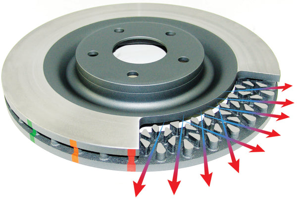 DBA 90-93 Mitsubishi Galant Turbo Front T3 Slotted 4000 Series Rotor 4402S