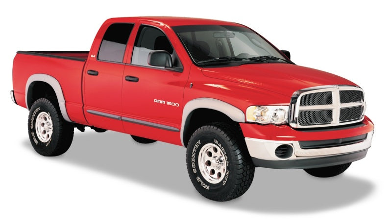 Bushwacker 02-05 Compatible with Dodge Ram 1500 Fleetside OE Style Flares 4pc 75.9/76.3/97.9in Bed Black 50905-02