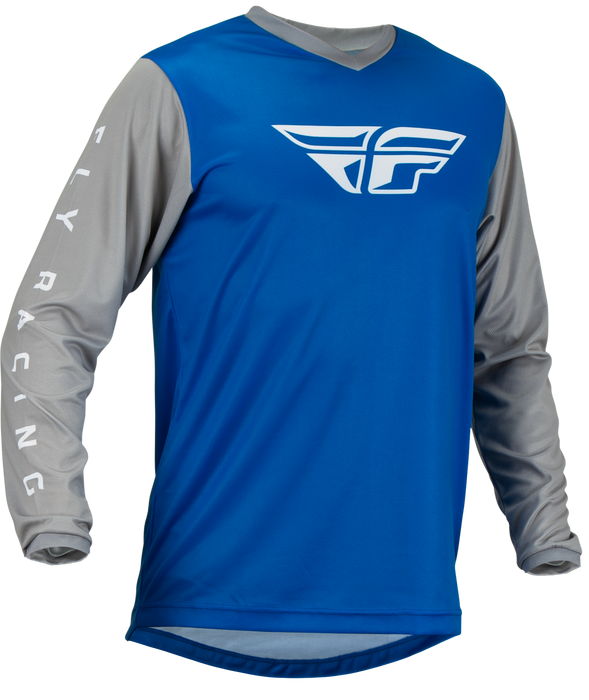 Fly Racing 2023 Adult F-16 Jersey (Blue/Grey, X-Large)