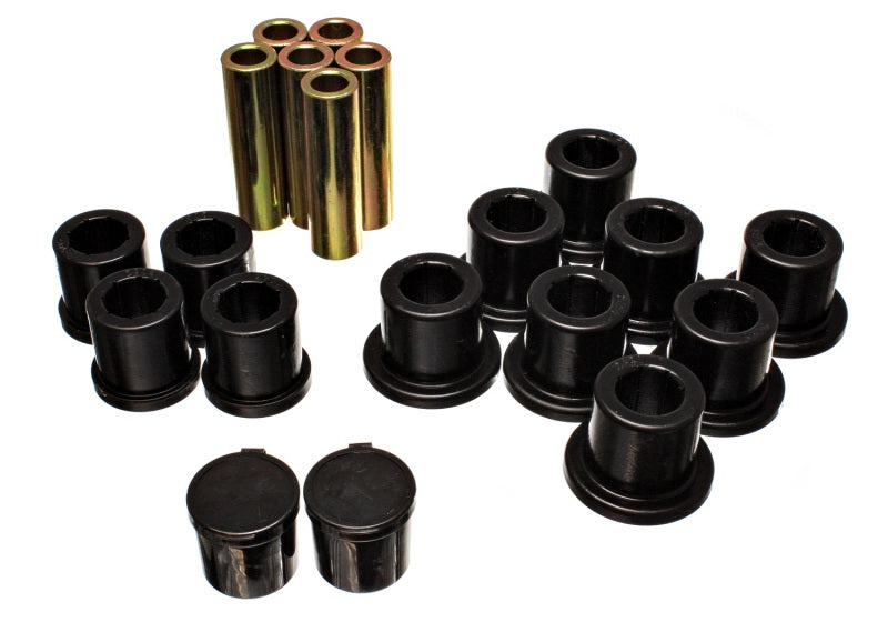 Energy Suspension Rear Spring Bushing Set Black 5.2119G