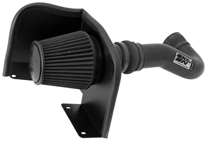 K&N 07-08 Chevy Silverado 1500 4.8L/5.3L V8 / 07-08 GMC Yukon 4.8L/5.3L V8 Black Perf Intake Kit 71-3058