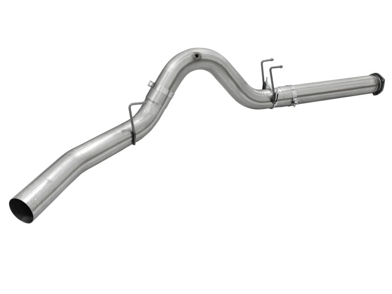 aFe Atlas Exhausts 5in DPF-Back Aluminized Steel Exhaust System 2015 Ford Diesel V8 6.7L (td) No Tip 49-03064