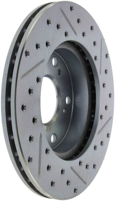 StopTech Select Sport 06-11 Honda Civic DX/EX/LX Slotted and Drilled Right Front Rotor 227.40056R