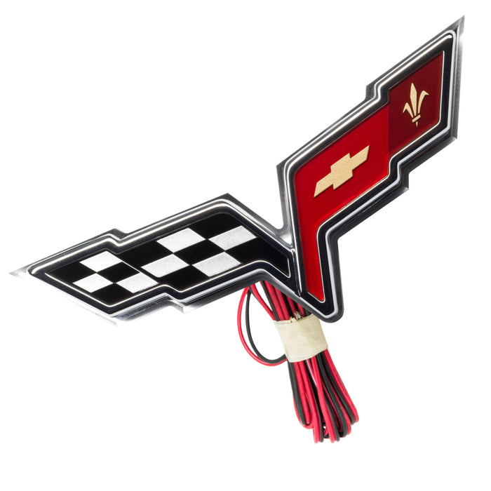 Oracle Chevrolet Corvette C6 Illuminated Emblem Red SEE WARRANTY 3099-003