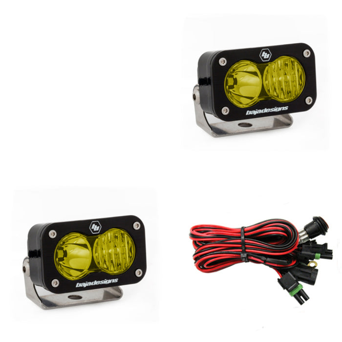 Baja Designs S2 Pro Driving/Combo Pair LED Amber 487813