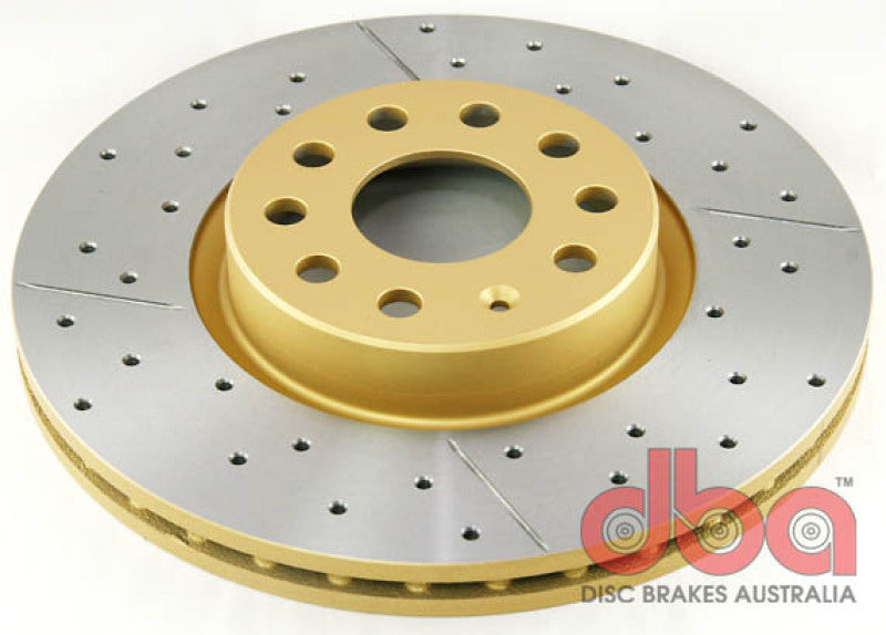 DBA 06-08 Audi A3 / 10/06+ TT / 10/04-10 VW Golf Front Drilled & Slotted Street Series Rotor 2806X