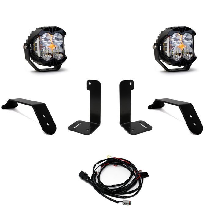 Baja Designs 2018+ compatible with Jeep JL/JT Dual LP4 Auxiliary Light Kit 447658