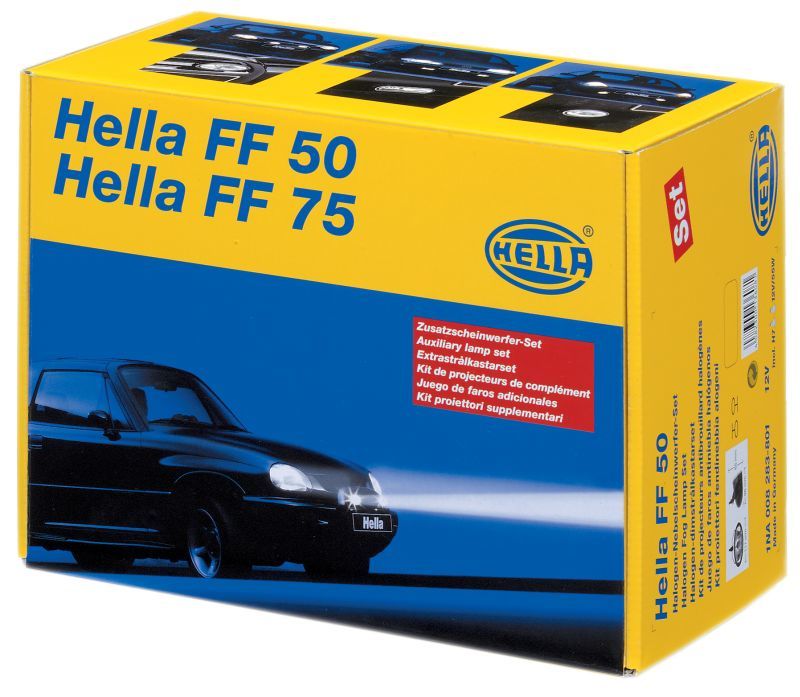 Hella FF75 Series H7 12V/55W Hallogen Fog Lamp Kit 8284801