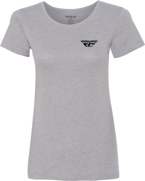 Fly Racing 356-0086S Women's Fly Pulse Tee Grey Sm