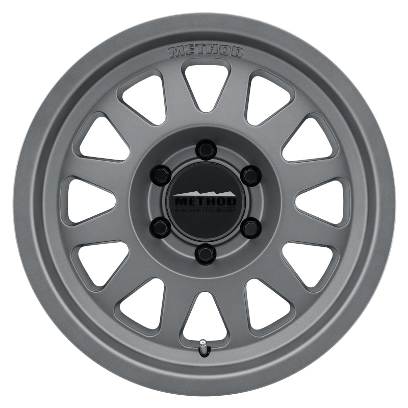 Method MR704 17x8.5 0mm Offset 6x135 87mm CB Matte Titanium Wheel MR70478516800