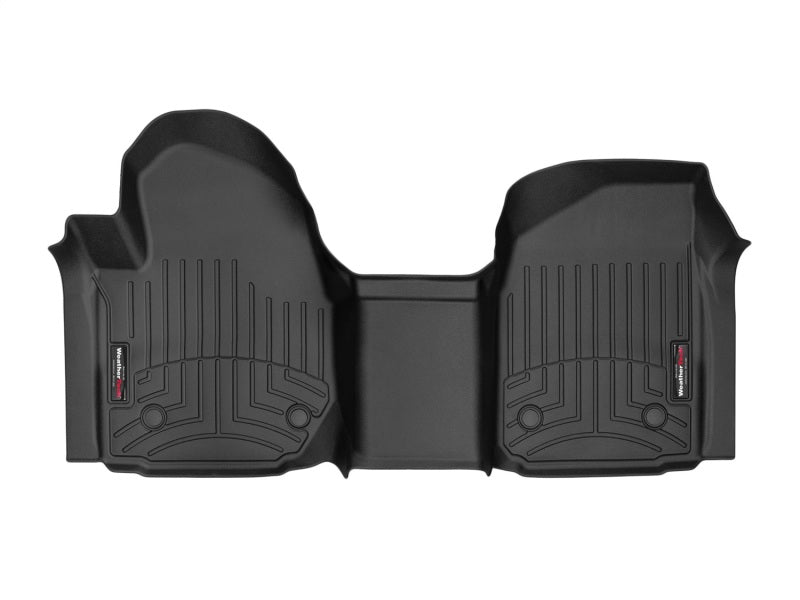 WeatherTech 2019+ Chevrolet Silverado 1500 / GMC Sierra (Regular Cab) Front Vinyl FloorLiner Black 4415421V