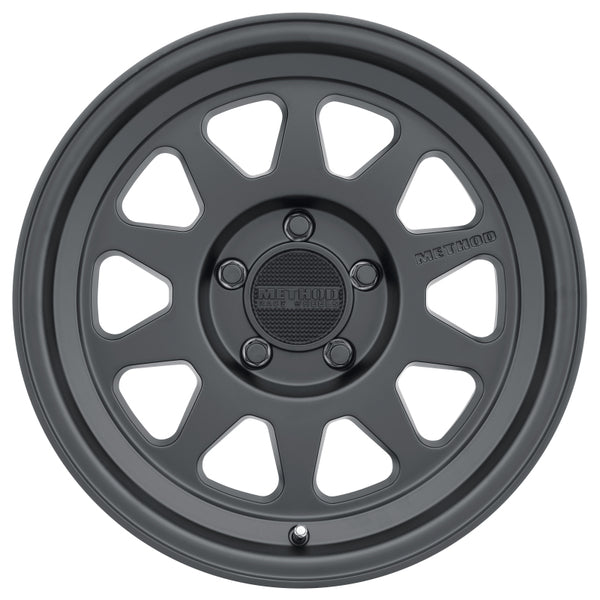 Method MR316 17x8.5 0mm Offset 5x150 110.5mm CB Matte Black Wheel MR31678558500