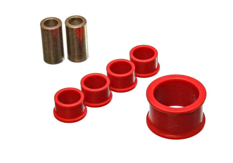 Energy Suspension 02-09 Compatible with Nissan 350Z / 03-07 Compatible with Infiniti G35 Coupe Red Rack and Pinion Bushing Set 7.10105R