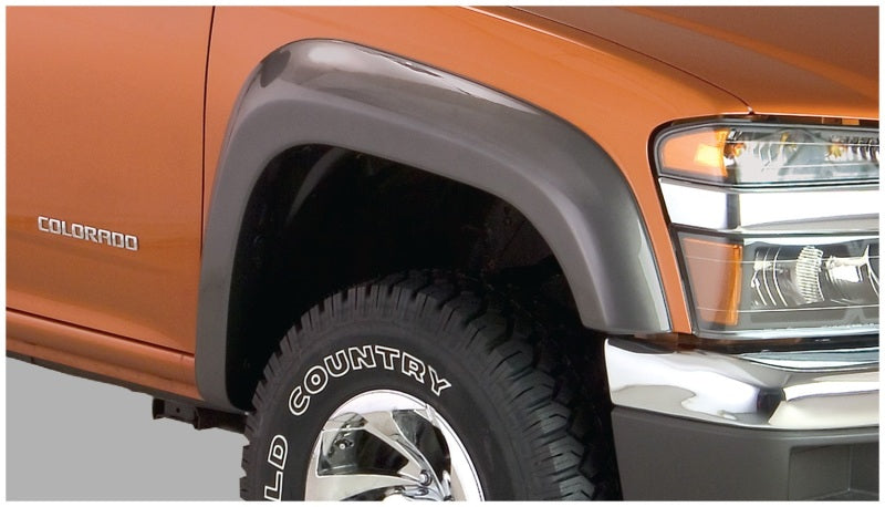 Bushwacker 04-12 GMC Canyon Extend-A-Fender Style Flares 2pc Black 41029-02