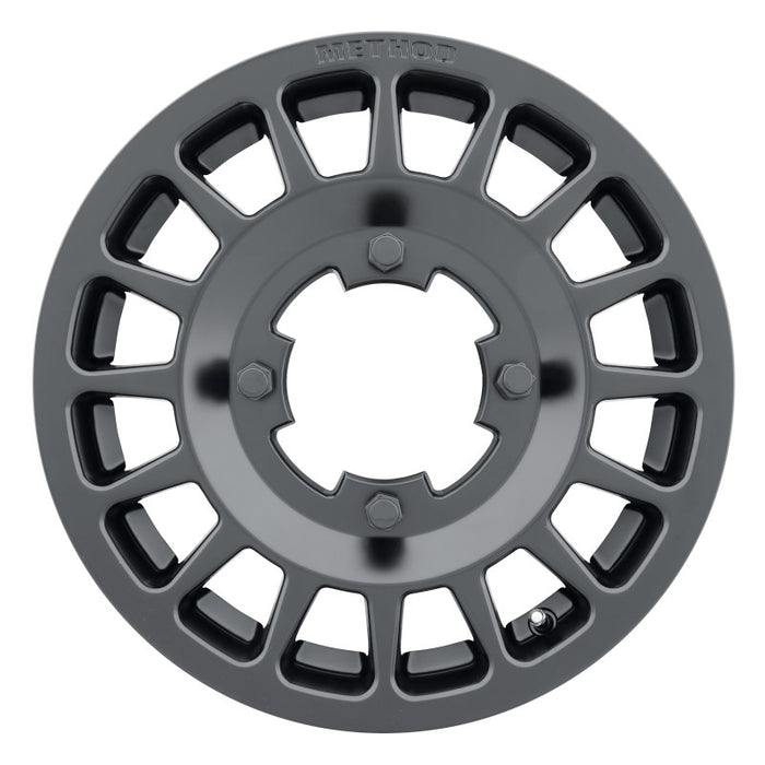 Method MR407 Bead Grip 15x6 / 5+1/51mm Offset / 4x136 / 100mm CB Matte Black Wheel MR40756047551