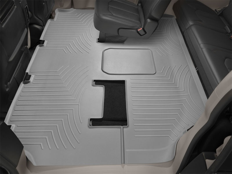 WeatherTech 22-23 compatible with Jeep Grand Wagoneer/Wagoneer Rear 2nd Row FloorLiner Grey (8 Passenger) 4617045