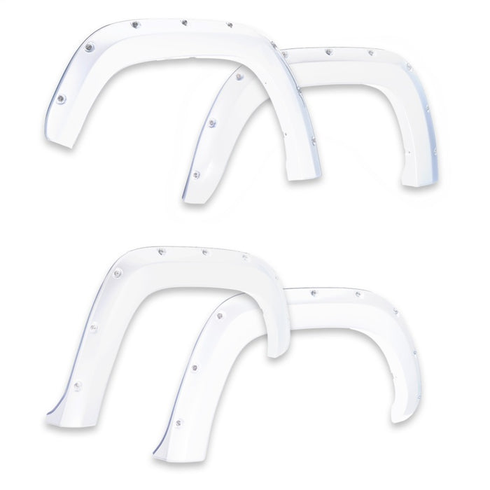 EGR 10+ Compatible with Dodge Ram HD Bolt-On Look Color Match Fender Flares Set Bright White 792854-PW7