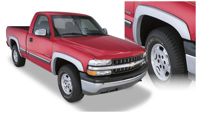 Bushwacker 99-02 Chevy Silverado 1500 Fleetside OE Style Flares 4pc 78.0/96.0in Bed Black 40907-02