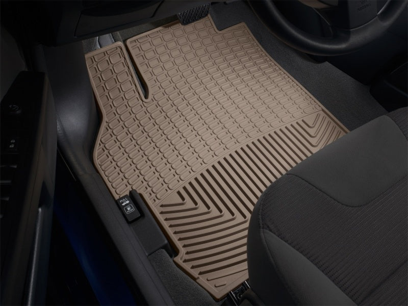 WeatherTech 14+ Chevrolet Silverado Front Rubber Mats Tan W309TN