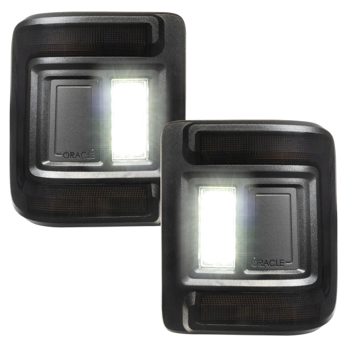 Oracle Lighting "Black Series" Flush Mount Led Tail Lights For Jeep Wrangler Jl 5884-504-T