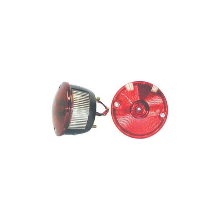 Omix Left Round Tail Lamp 45-75 Willys CJ Models 12403.01