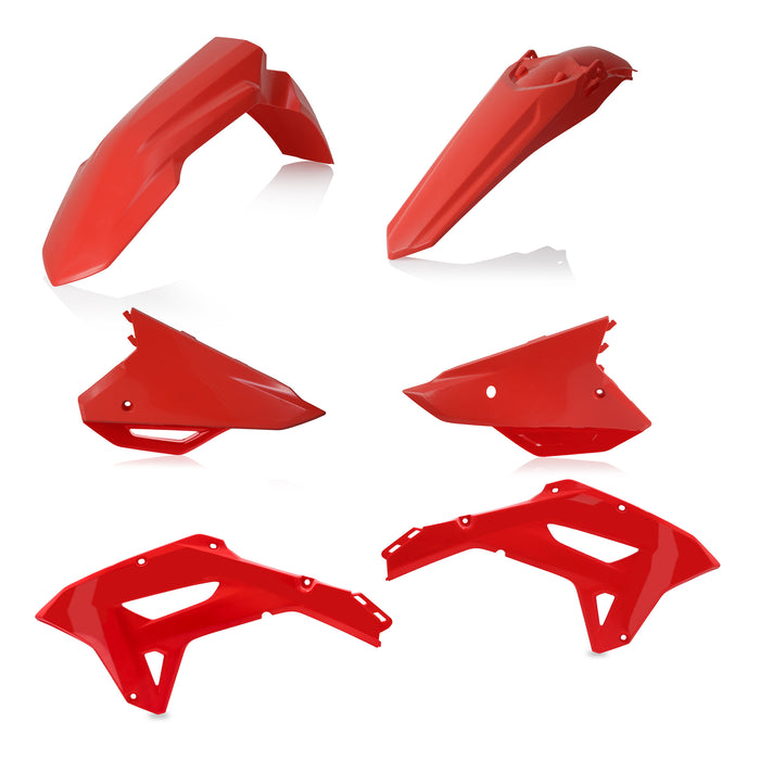 Acerbis Plastic Kit Compatible with 21-22 HONDA CRF450RX (Red)