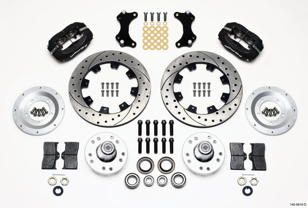 Wilwood Forged Dynalite Front Kit 12.19in Drilled WWE ProSpindle 140-9918-D