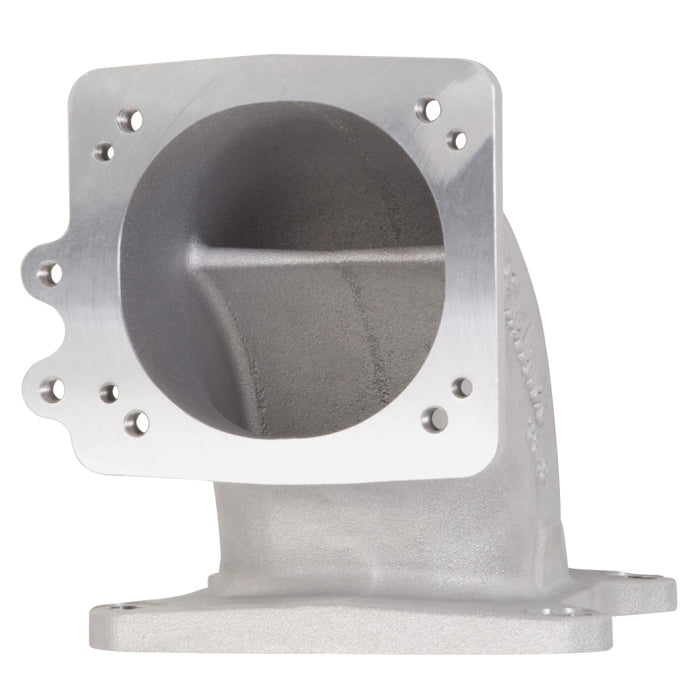 Edelbrock High Flow Intake Elbow 95mm Throttle Body to Square-Bore Flange As-Cast Finish 3849