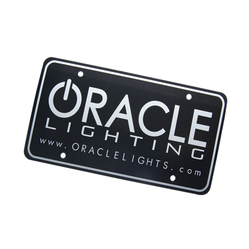 Oracle License Plate Black SEE WARRANTY 8052-504