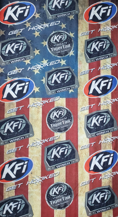 KFI Face Mask Flag w/Logo FM-CLR