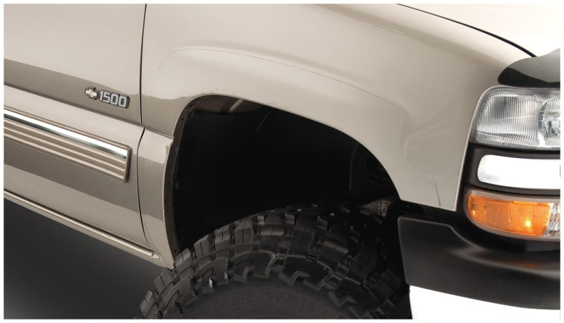 Bushwacker 07-07 Chevy Silverado 1500 Classic Fleetside Extend-A-Fender Style Flares 4pc Black 40945-02