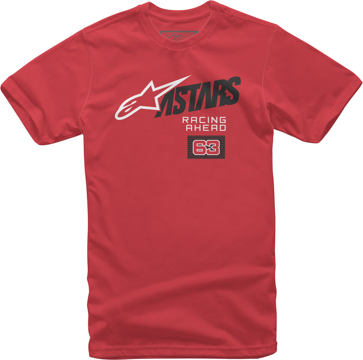 Alpinestars Title Tee Red Sm 1210-72000-30-S