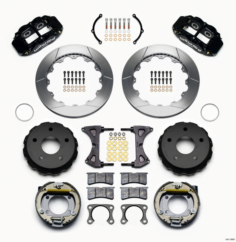 Wilwood Narrow Superlite 4R Rear P-Brk Kit 12.88in Big Ford New 2.38in Off Bronco 5 x 5.50 140-13665