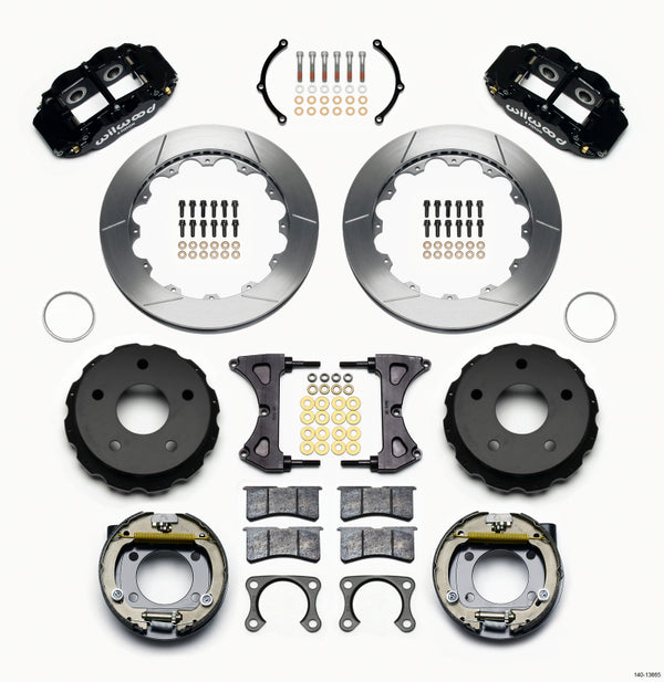 Wilwood Narrow Superlite 4R Rear P-Brk Kit 12.88in Big Ford New 2.38in Off Bronco 5 x 5.50 140-13665