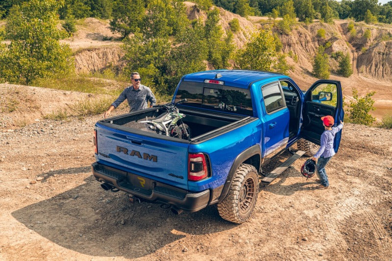 AMP Research 19-22 Ram 1500 All Cabs PowerStep Plug N Play Black (Incl OEM Illumination) 76240-01A