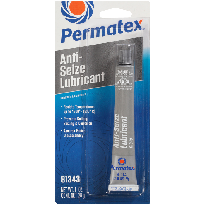 Permatex 81343 Anti-Seize Lubricant, 1 oz. Tube , White