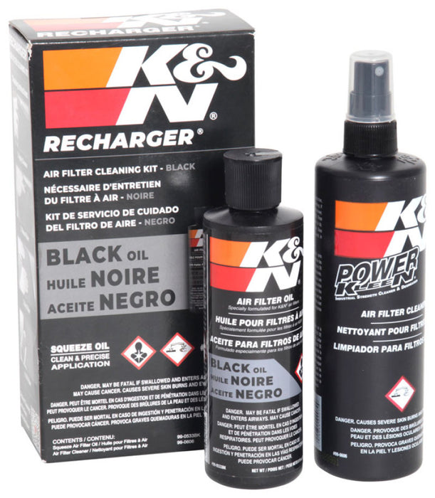 K&N Filter Cleaning Kit Squeeze Black 99-5050BK